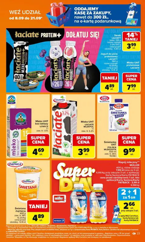 Carrefour Market - gazetka promocyjna Gazetka Carrefour Market od poniedziałku od poniedziałku 15.09 do soboty 20.09 - strona 23