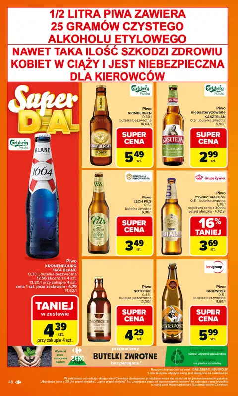 Carrefour Market - gazetka promocyjna Gazetka Carrefour Market od poniedziałku od poniedziałku 15.09 do soboty 20.09 - strona 48