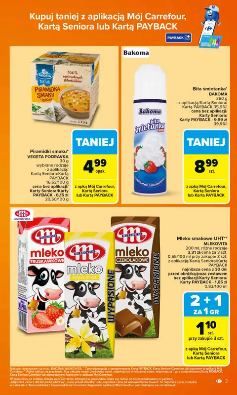 Carrefour Market - gazetka promocyjna Gazetka Carrefour Market od poniedziałku od poniedziałku 15.09 do soboty 20.09 - strona 3