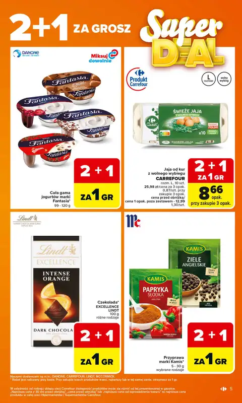 Carrefour Market - gazetka promocyjna Gazetka Carrefour Market od poniedziałku od poniedziałku 15.09 do soboty 20.09 - strona 5