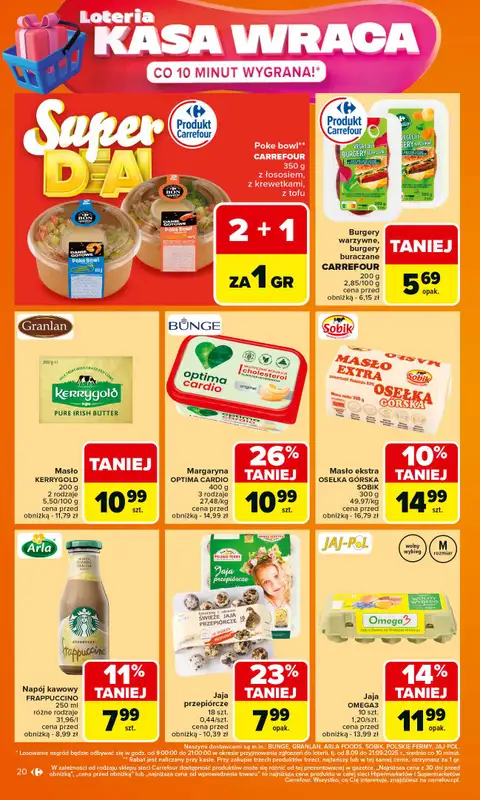Carrefour Market - gazetka promocyjna Gazetka Carrefour Market od poniedziałku od poniedziałku 15.09 do soboty 20.09 - strona 20