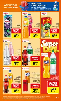 Carrefour Market - gazetka promocyjna Gazetka Carrefour Market od poniedziałku od poniedziałku 15.09 do soboty 20.09 - strona 43