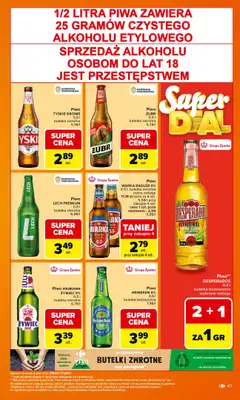 Carrefour Market - gazetka promocyjna Gazetka Carrefour Market od poniedziałku od poniedziałku 15.09 do soboty 20.09 - strona 47