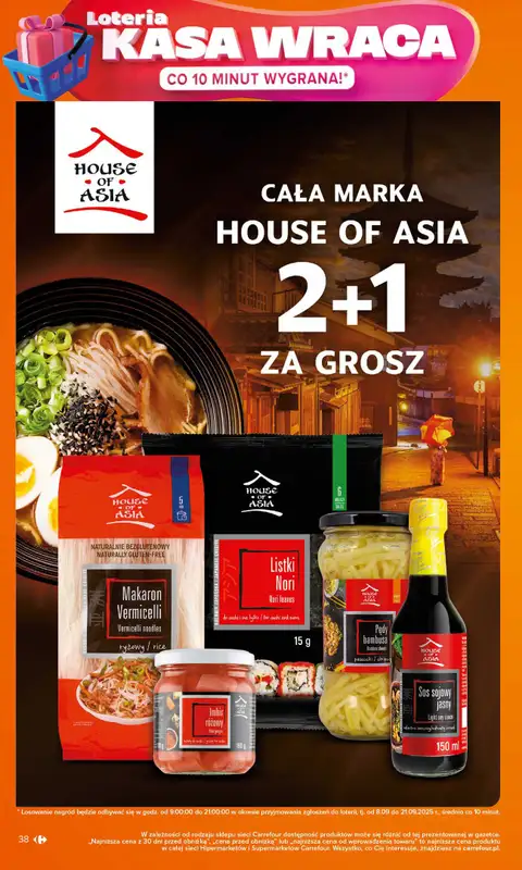 Carrefour Market - gazetka promocyjna Gazetka Carrefour Market od poniedziałku od poniedziałku 15.09 do soboty 20.09 - strona 38