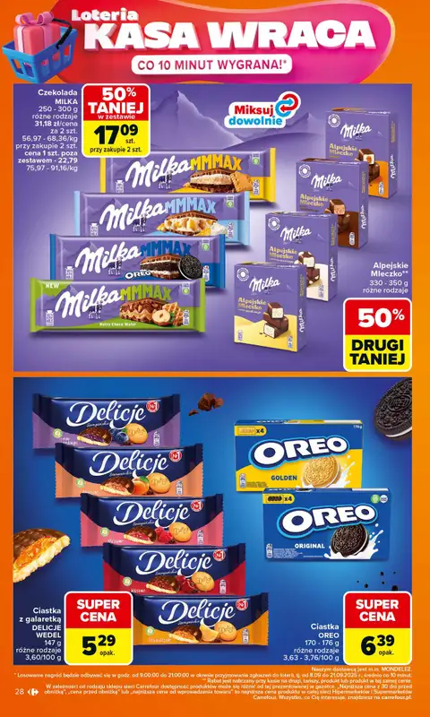 Carrefour Market - gazetka promocyjna Gazetka Carrefour Market od poniedziałku od poniedziałku 15.09 do soboty 20.09 - strona 28