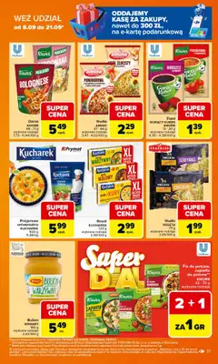 Carrefour Market - gazetka promocyjna Gazetka Carrefour Market od poniedziałku od poniedziałku 15.09 do soboty 20.09 - strona 37