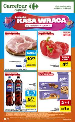 Carrefour Express - gazetka promocyjna Gazetka Express od wtorku 16.09 do poniedziałku 22.09