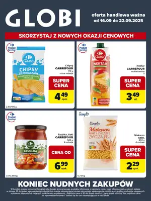 Globi - gazetka promocyjna Gazetka Globi od wtorku 16.09 do poniedziałku 22.09 - strona 2