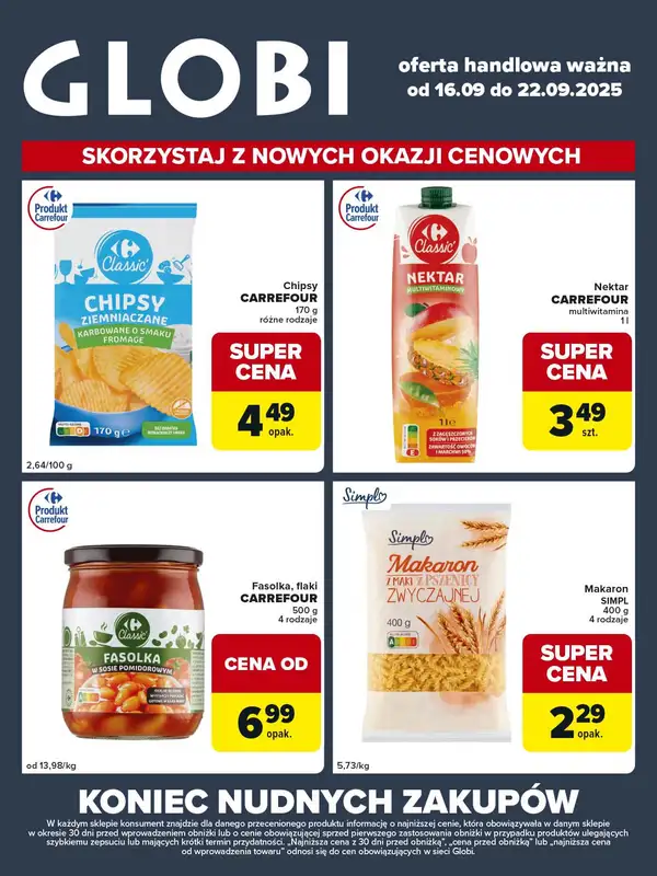 Globi - gazetka promocyjna Gazetka Globi od wtorku 16.09 do poniedziałku 22.09 - strona 2