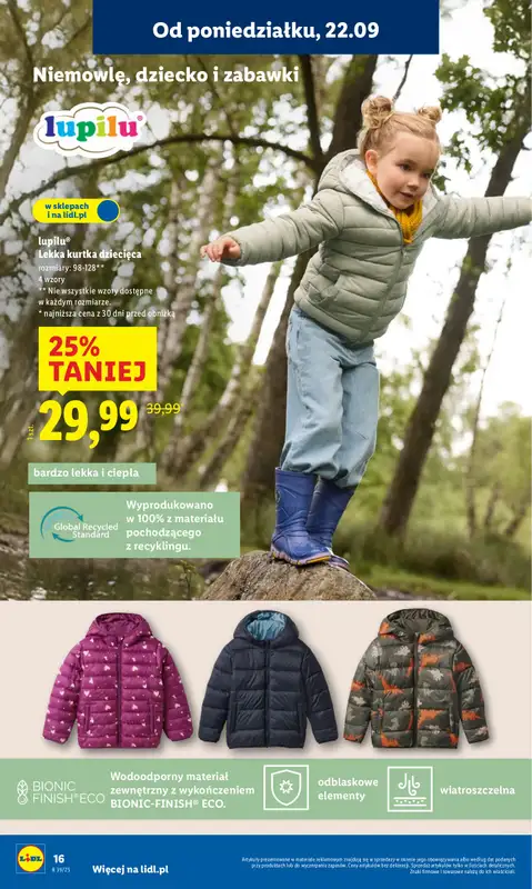 Lidl - gazetka promocyjna Katalog od poniedziałku 22.09 do soboty 27.09 - strona 16