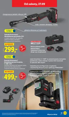 Lidl - gazetka promocyjna Katalog od poniedziałku 22.09 do soboty 27.09 - strona 51