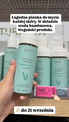 Hebe - gazetka promocyjna Zakupowe Inspiracje w Hebe od poniedziałku 15.09  Hebe - gazetka promocyjna Zakupowe Inspiracje w Hebe od poniedziałku 15.09