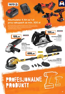 Bricoman - gazetka promocyjna Gazetka od poniedziałku 15.09 do niedzieli 05.10 - strona 11