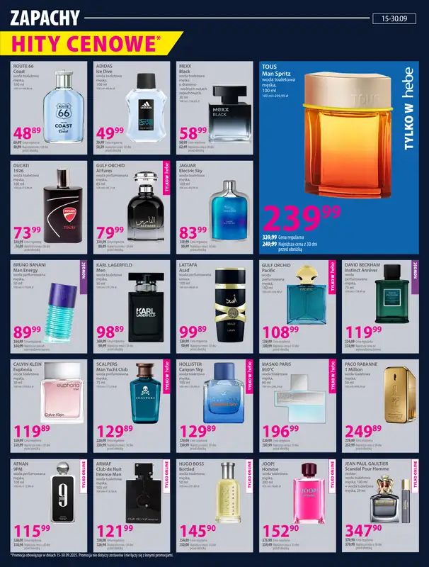 Hebe - gazetka promocyjna Ulotka od poniedziałku 15.09 do wtorku 30.09 - strona 3