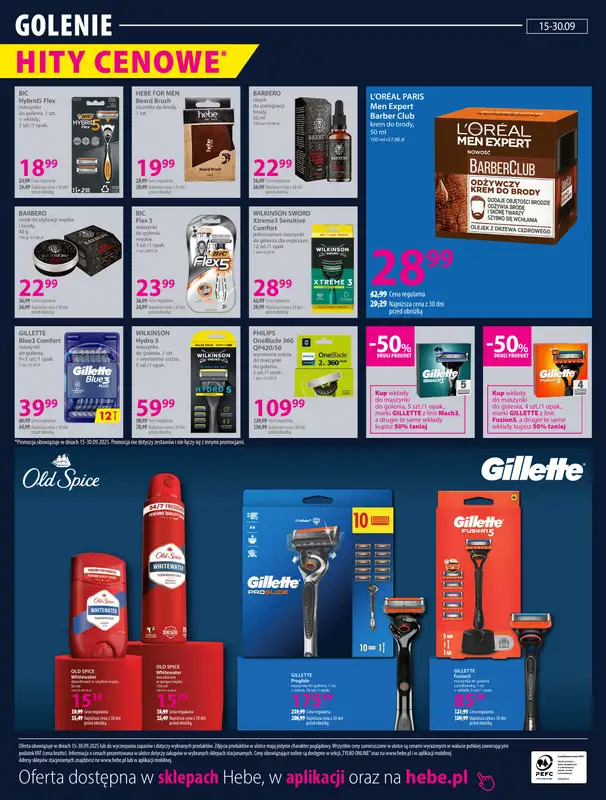 Hebe - gazetka promocyjna Ulotka od poniedziałku 15.09 do wtorku 30.09 - strona 4