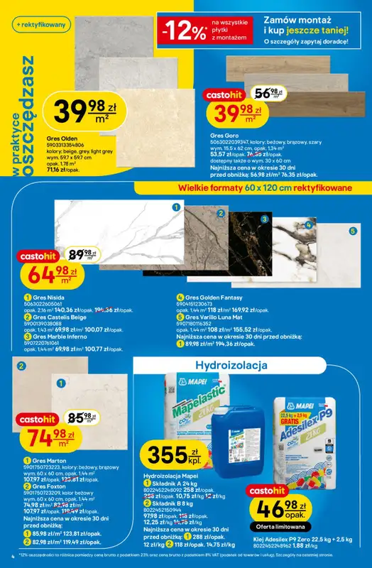 Castorama - gazetka promocyjna Gazetka od środy 03.09 do wtorku 23.09 - strona 4