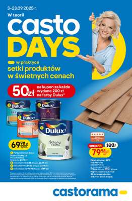 Castorama - gazetka promocyjna Gazetka od środy 03.09 do wtorku 23.09