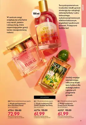 Oriflame - gazetka promocyjna Katalog 14/2025 od środy 01.10 do wtorku 21.10 - strona 71 Oriflame - gazetka promocyjna Katalog 14/2025 od środy 01.10 do wtorku 21.10 - strona 71