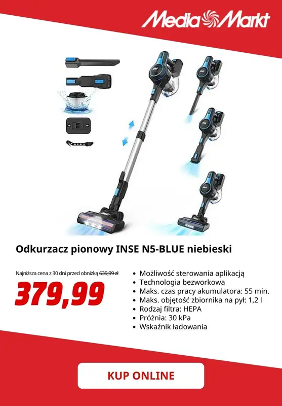 Media Markt - gazetka promocyjna Odkurzacze bezprzewodowe w super cenach! od poniedziałku 15.09 do środy 24.09 - strona 2