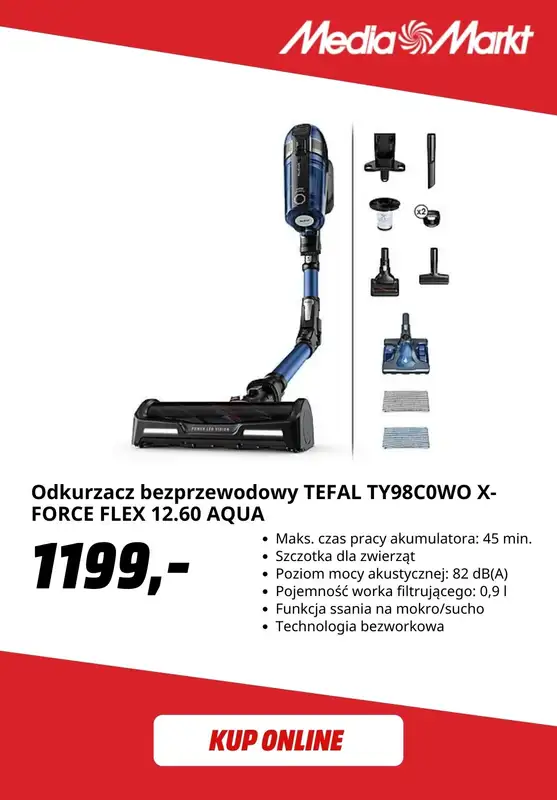 Media Markt - gazetka promocyjna Odkurzacze bezprzewodowe w super cenach! od poniedziałku 15.09 do środy 24.09 - strona 7