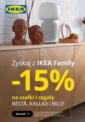 IKEA - gazetka promocyjna -15% na szafy i regały! od poniedziałku 01.09 do wtorku 30.09 IKEA - gazetka promocyjna -15% na szafy i regały! od poniedziałku 01.09 do wtorku 30.09