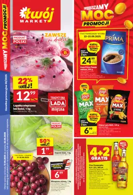 Twój Market - gazetka promocyjna Gazetka od środy 17.09 do wtorku 23.09