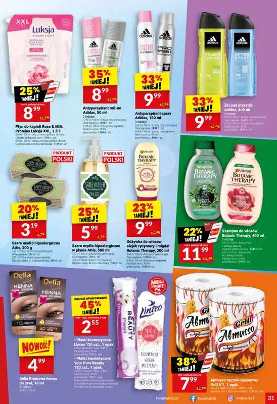 Twój Market - gazetka promocyjna Gazetka od środy 17.09 do wtorku 23.09 - strona 31