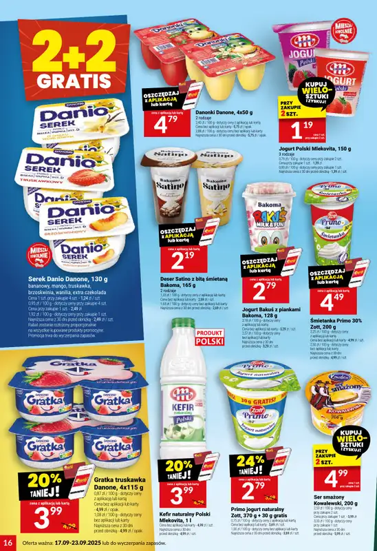 Twój Market - gazetka promocyjna Gazetka od środy 17.09 do wtorku 23.09 - strona 16