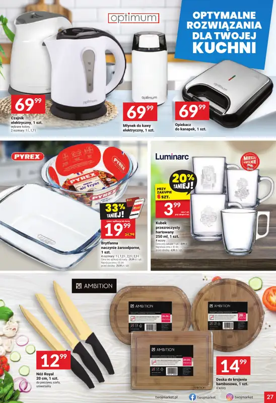 Twój Market - gazetka promocyjna Gazetka od środy 17.09 do wtorku 23.09 - strona 27