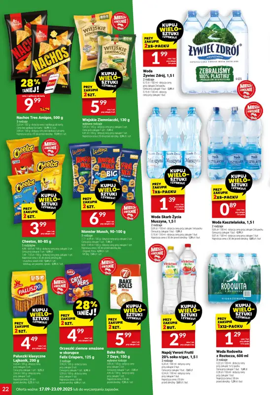 Twój Market - gazetka promocyjna Gazetka od środy 17.09 do wtorku 23.09 - strona 22