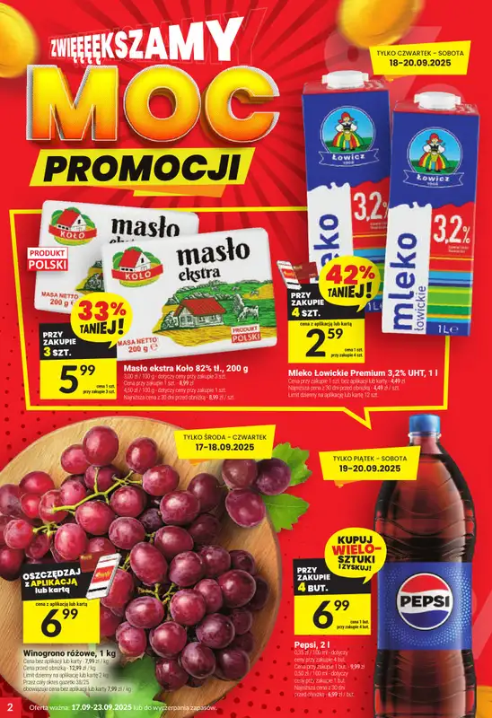 Twój Market - gazetka promocyjna Gazetka od środy 17.09 do wtorku 23.09 - strona 2