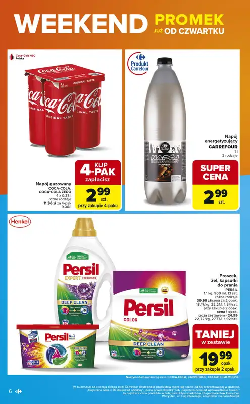 Carrefour Market - gazetka promocyjna Gazetka Weekend promek już od czwartku od czwartku 18.09 do soboty 20.09 - strona 6