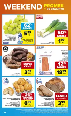 Carrefour Market - gazetka promocyjna Gazetka Weekend promek już od czwartku od czwartku 18.09 do soboty 20.09 - strona 2