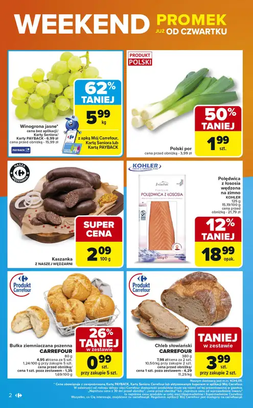 Carrefour Market - gazetka promocyjna Gazetka Weekend promek już od czwartku od czwartku 18.09 do soboty 20.09 - strona 2
