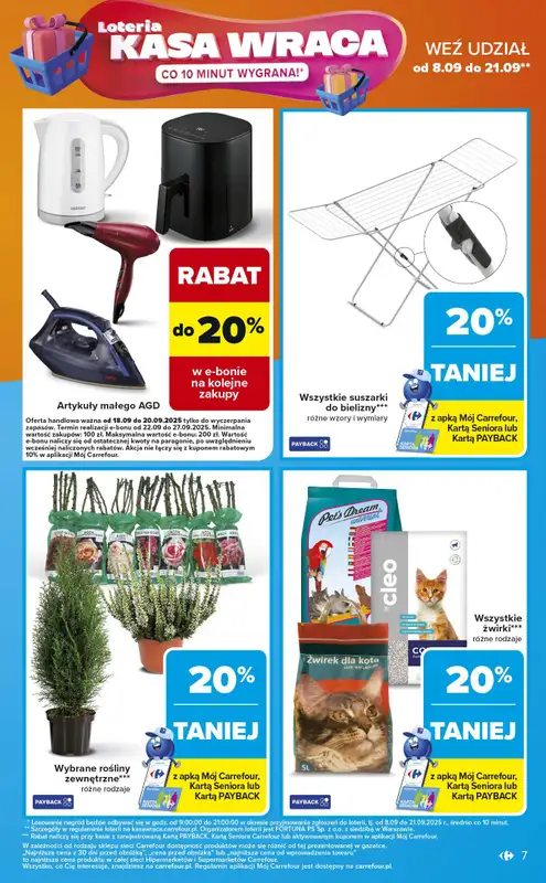 Carrefour Market - gazetka promocyjna Gazetka Weekend promek już od czwartku od czwartku 18.09 do soboty 20.09 - strona 7