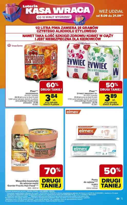 Carrefour Market - gazetka promocyjna Gazetka Weekend promek już od czwartku od czwartku 18.09 do soboty 20.09 - strona 5