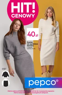 Pepco - gazetka promocyjna Gazetka od czwartku 18.09 do środy 01.10