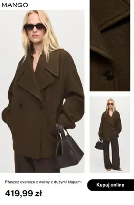 Mango - gazetka promocyjna Stylowe płaszcze damskie na jesień od wtorku 16.09  - strona 5