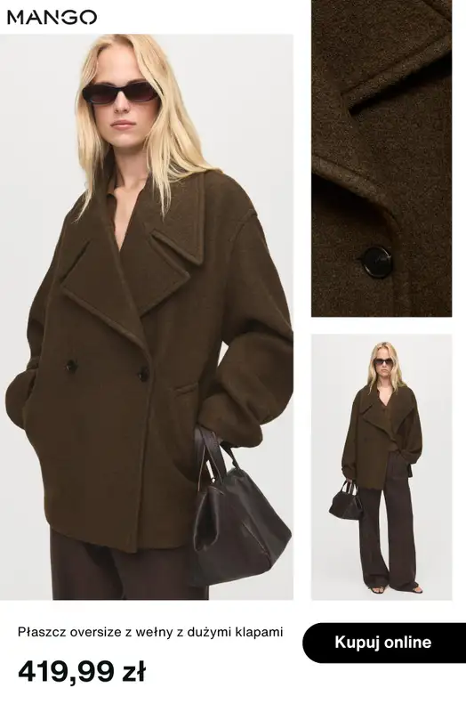 Mango - gazetka promocyjna Stylowe płaszcze damskie na jesień od wtorku 16.09  - strona 5