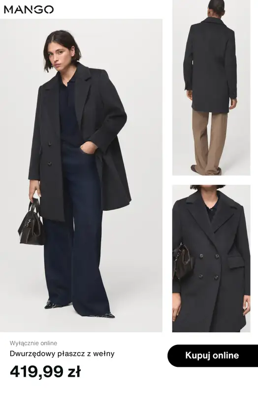 Mango - gazetka promocyjna Stylowe płaszcze damskie na jesień od wtorku 16.09  - strona 7