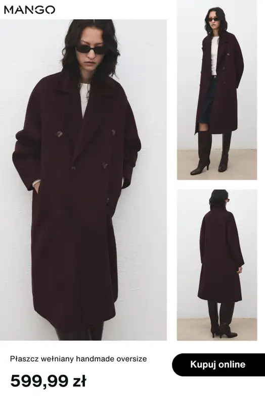 Mango - gazetka promocyjna Stylowe płaszcze damskie na jesień od wtorku 16.09  - strona 9