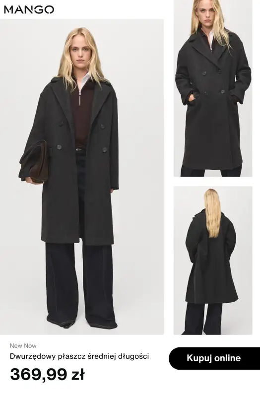 Mango - gazetka promocyjna Stylowe płaszcze damskie na jesień od wtorku 16.09  - strona 4