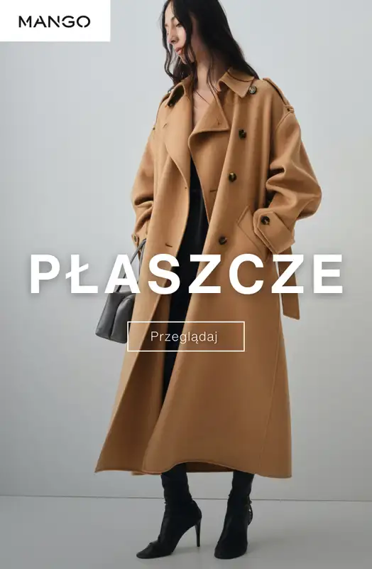 Mango - gazetka promocyjna Stylowe płaszcze damskie na jesień od wtorku 16.09 