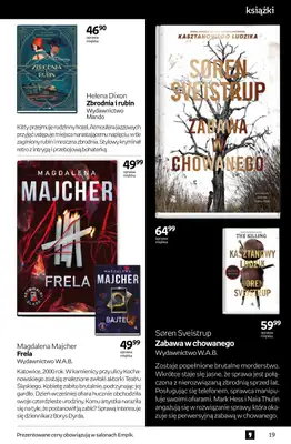 Empik - gazetka promocyjna Tom kultury: książki od środy 10.09 do wtorku 23.09 - strona 19 Empik - gazetka promocyjna Tom kultury: książki od środy 10.09 do wtorku 23.09 - strona 19