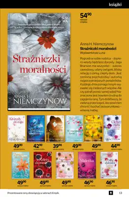 Empik - gazetka promocyjna Tom kultury: książki od środy 10.09 do wtorku 23.09 - strona 13 Empik - gazetka promocyjna Tom kultury: książki od środy 10.09 do wtorku 23.09 - strona 13