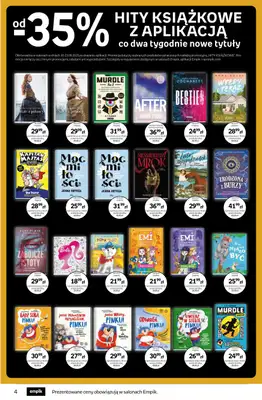 Empik - gazetka promocyjna Tom kultury: książki od środy 10.09 do wtorku 23.09 - strona 4 Empik - gazetka promocyjna Tom kultury: książki od środy 10.09 do wtorku 23.09 - strona 4
