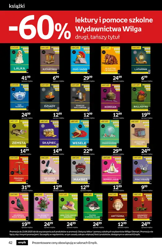Empik - gazetka promocyjna Tom kultury: książki od środy 10.09 do wtorku 23.09 - strona 42