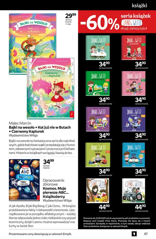 Empik - gazetka promocyjna Tom kultury: książki od środy 10.09 do wtorku 23.09 - strona 47