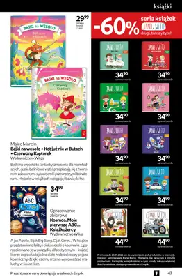 Empik - gazetka promocyjna Tom kultury: książki od środy 10.09 do wtorku 23.09 - strona 47 Empik - gazetka promocyjna Tom kultury: książki od środy 10.09 do wtorku 23.09 - strona 47