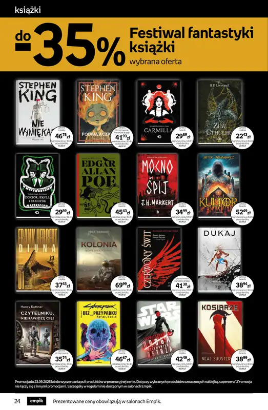 Empik - gazetka promocyjna Tom kultury: książki od środy 10.09 do wtorku 23.09 - strona 24